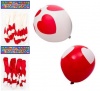 Bulk Pack 8 x Helium Balloons - 6 Piece Red & White Assorted Photo