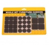 Bulk Pack 8 x Black Adhesive Protection Pads Card of 28 - Assorted Sizes Photo