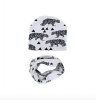 Baby Beanie & Cowl Set - Bears On White Photo