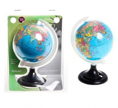 Photo of Bulk Pack 8 x World Globe Plastic Pencil Sharpener