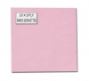 Bulk Pack 8 x 2Ply Solid Serviettes 33cm 20 Piece - Pink Photo