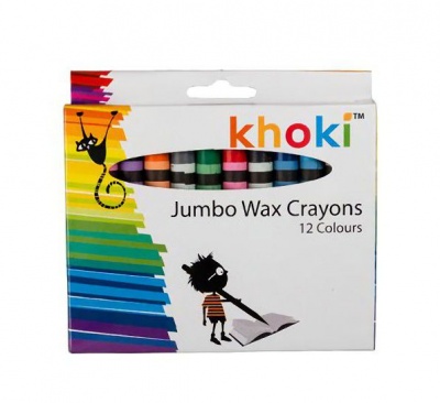 Photo of Bulk Pack 6 x Jumbo Size Wax Crayons - 12 Colours