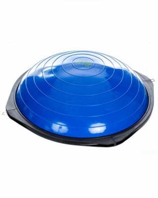 Photo of GetUp Core Bosu Ball Balance Trainer with Resistance Bands - Blue