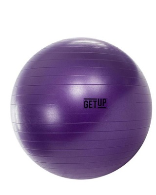 GetUp Beam 65cm Yoga Ball with Pump Purple