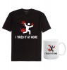 I Tried It At Home Black T-Shirt & Mug Combo Photo