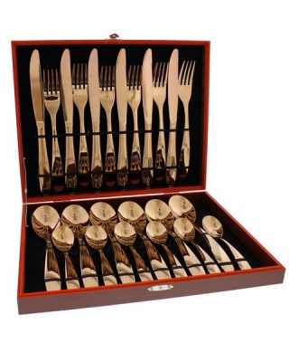 Photo of George & Mason Aurum 24-Piece Cutlery Set