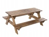 Just For Kids Kiddies 6 Seater Picnic Table- Varnish Finish - JFK0008 Photo