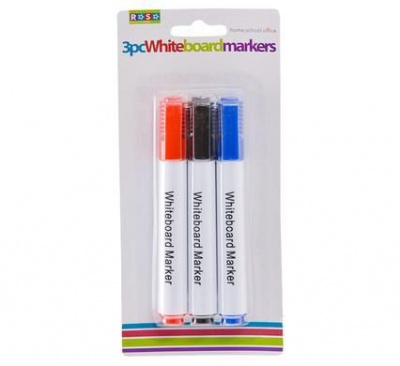 Photo of Bulk Pack 5 x Whiteboard Markers - 3 Piece Pack