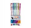 Bulk Pack 5 x Novelty Metallic Gel Pen - 6 Piece Set Photo