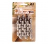 Bulk Pack 5 x Labels Nail-In Skid Protectors 24mm -Round Photo