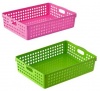 Bulk Pack 5 x Basket Plastic 32cm x 22cm x 8cm Rectangular Photo