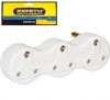 Bulk Pack 5 X Plug Adaptor 3 x 16amp Wavy Photo