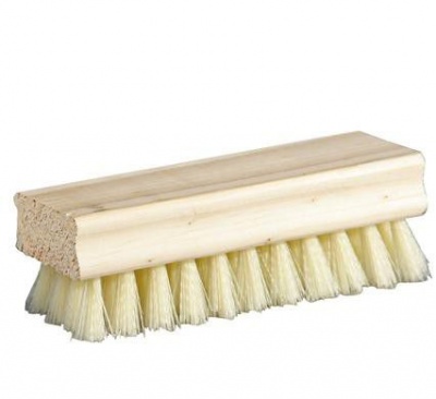 Photo of Bulk Pack 5 X Shoe Brush Wooden Back - White