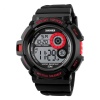 Skmei Water Resistant Sports Watch - Black/Red Photo