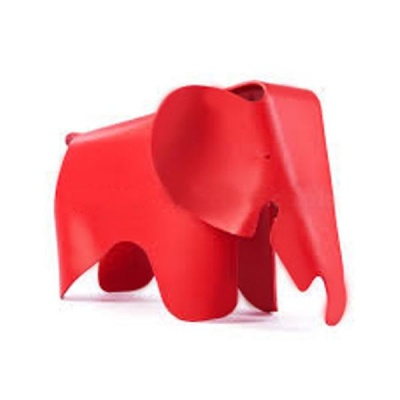 Photo of Patio Style - Eames Replica Elephant Kids Chair - Red