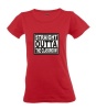 Straight Outta The Classroom Red Ladies T-Shirt Photo