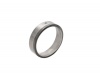Black Diamond Genuine Titanium 6mm Men's Wedding Band With 0 02ct In The Centre Photo