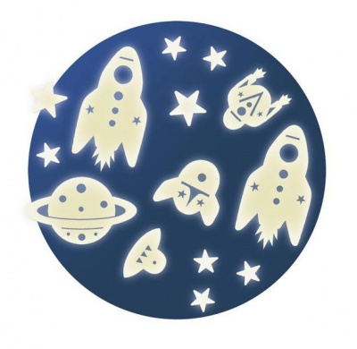 Photo of Djeco Glow In The Dark Stickers Mission Space
