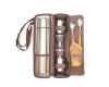 Yuppie Gift Baskets Cork Coffee Flask Set Photo