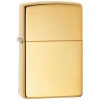 Zippo Reg Hi Pol Brass W O/Sb Photo