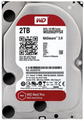 Photo of Western Digital WD Pro 2.0TB SATA3 6.0Gbps NAS HDD Hard Drive - Red