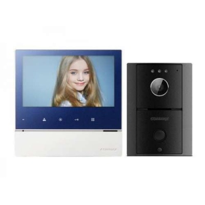 Photo of Commax CDV-70H/DRC-4L Hands Free 7" Video Touch Button Intercom Kit