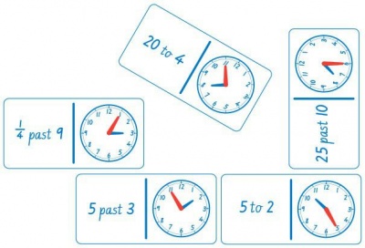Photo of Teachers First Choice Dominoes Clock Analogue And Numbers