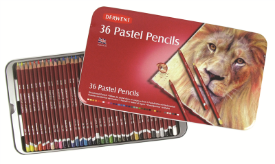 Photo of Derwent Pastel Assorted Pencils - Tin of 36