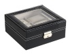 Leather Display 6 Slot Jewellery Organizer Photo