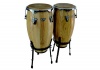 Jd Percussion 11" And 12" Conga Set Natural Wood Photo