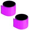 Medalist Reflective Snap Bands - Pink Photo