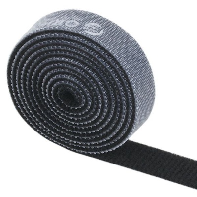 Photo of Orico 1m Hook & Loop Cable Tie - Black