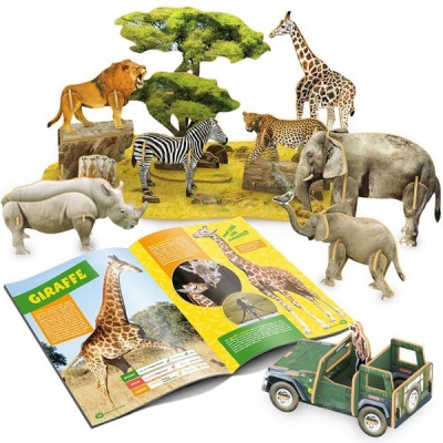 Photo of Cubic Fun National Geographic African Wildlife 3D Puzzle - 69 Pieces