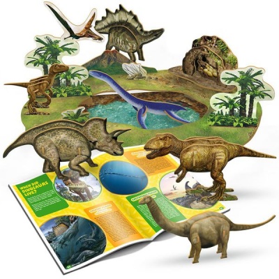 Cubic Fun National Geographic Dinosaur Park 3D Puzzle 43 Pieces