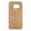 Samsung Young Pioneer PU Leather Back Cover For S7 - Tan Photo