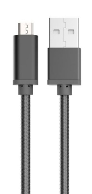 Photo of Muvit Bling Micro USB Braided Cable - Black