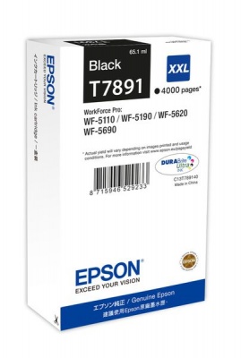 Photo of Epson T7891 XXL Black Ink Cartridge
