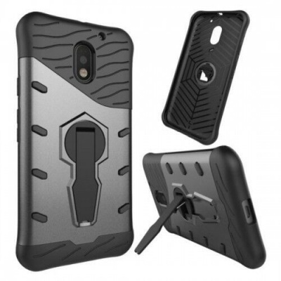 Photo of Tuff-Luv Rugged Case and Stand for Moto - Black