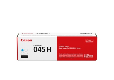 Photo of Canon 045H High Yield Cyan Laser Toner Cartridge