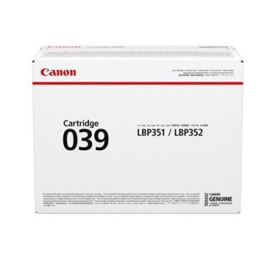 Photo of Canon 039 Black Laser Toner Cartridge