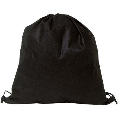 Photo of Creative Travel Non-Woven Drawstring Bag - Black