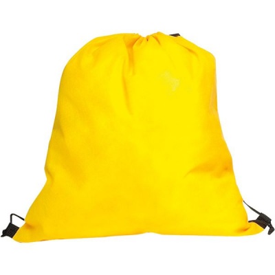 Photo of Creative Travel Non-Woven Drawstring Bag - Yellow