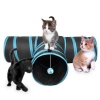 Collapsible 3 Way Cat Tunnel With Ball Photo