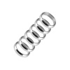 Harrows Supergrip Rings - Silver Darts Shaft 10 Pack Photo