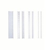 Meeco 12mm Binding Element - White 100 piecess Photo
