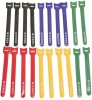 20 Piece 12 X 120mm Hook & Loop Cable Tie Nylon Strap Power Wire Management Photo