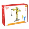 TookyToy Kids DIY Build it Wooden Toy Construction Crane Set