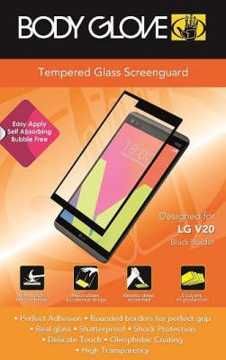Photo of LG Body Glove Border Tempered Glass Protector for V20 - Black Cellphone