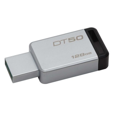 Photo of Kingston 128GB USB 3.0 DataTraveler - Metal/Black