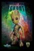 Marvel Guardians of the Galaxy I am Groot Poster with Black Frame Photo